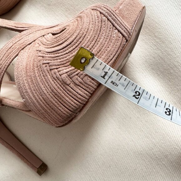 Prada Suede Swirls Platform Sandals, size 39 - Picture 7 of 9